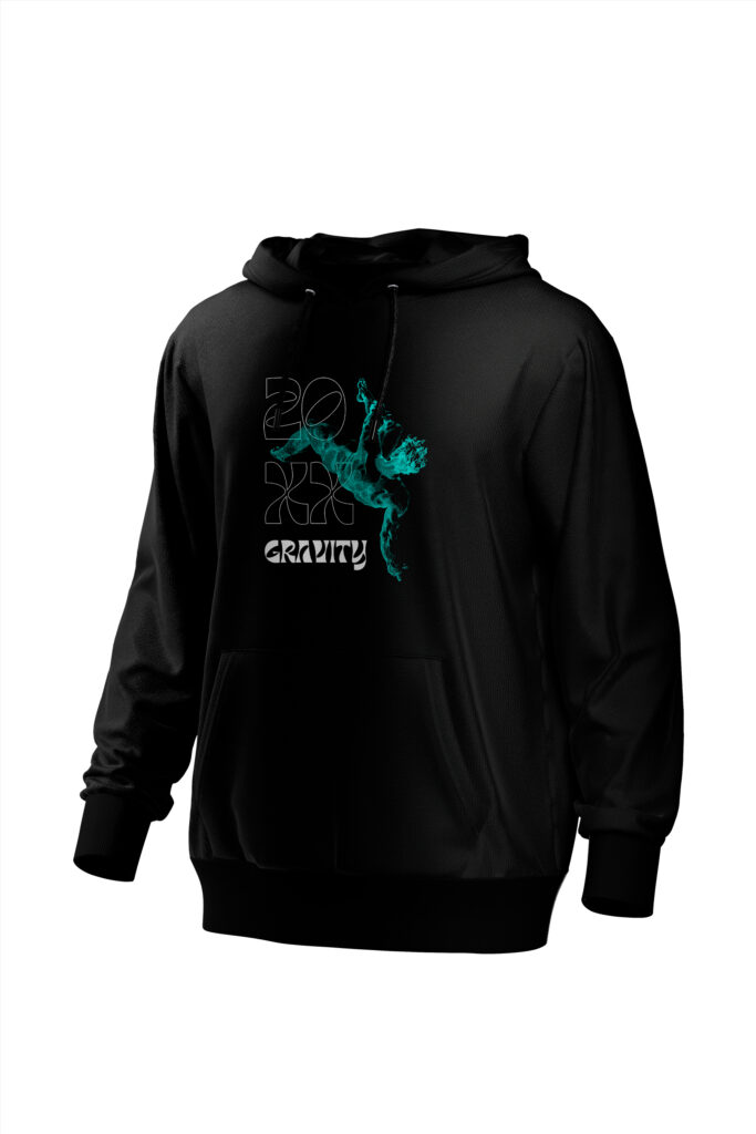 20XX Gravity Black Hoodie