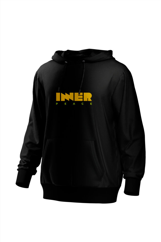 Inner Peace Black Hoodie